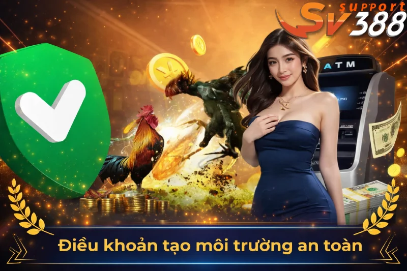 Điều khoản sử dụng SV388 xây dựng môi trường cá cược an toàn minh bạch cho người chơi