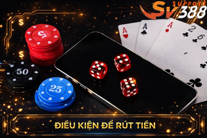 Các điều kiện cần đáp ứng để rút tiền SV388 về tài khoản ngân hàng thành công