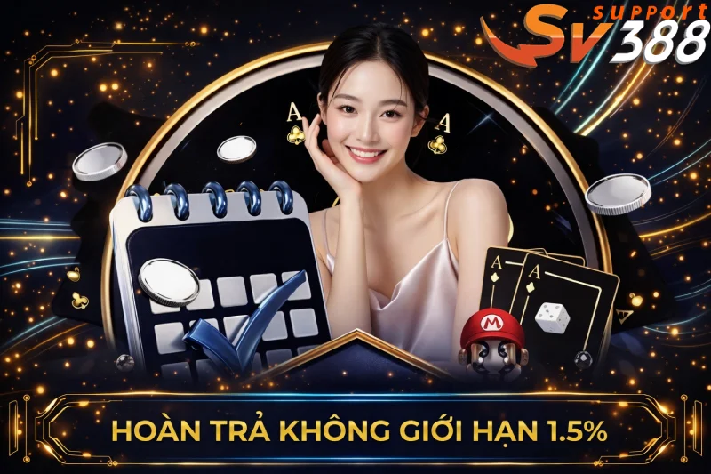 Chương trình hoàn trả cược không giới hạn tại SV388 dành cho mọi thành viên