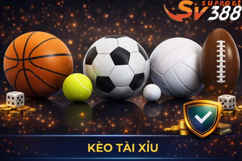 Bảng kèo tài xỉu tại trang cá cược bóng đá uy tín SV388